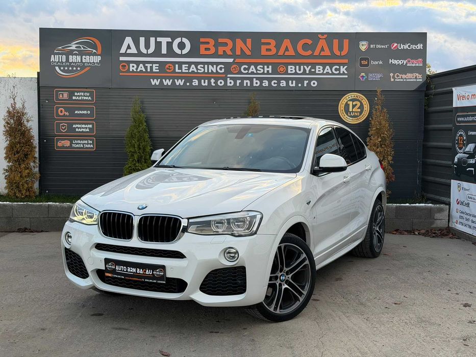 BMW X4 2.0/ Diesel 190 Cp/ Xdrive/ M-SPORT/ Trapa panoramic/ Cash/ Rate/ Buy-Back Garantie 12 luni