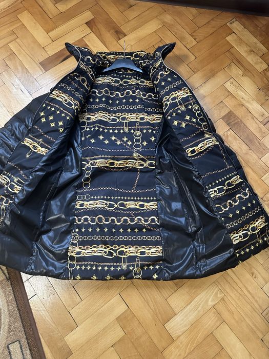 Черна грейка с гъши пух