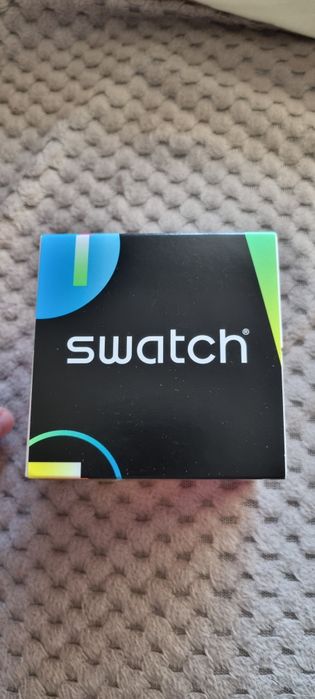 Swatch neon seppia 47mm chronograph nou!