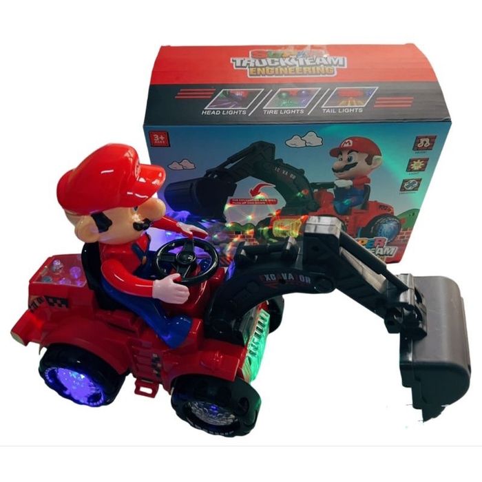 Интерактивна играчка трактор Супер Марио, музикален и светещ