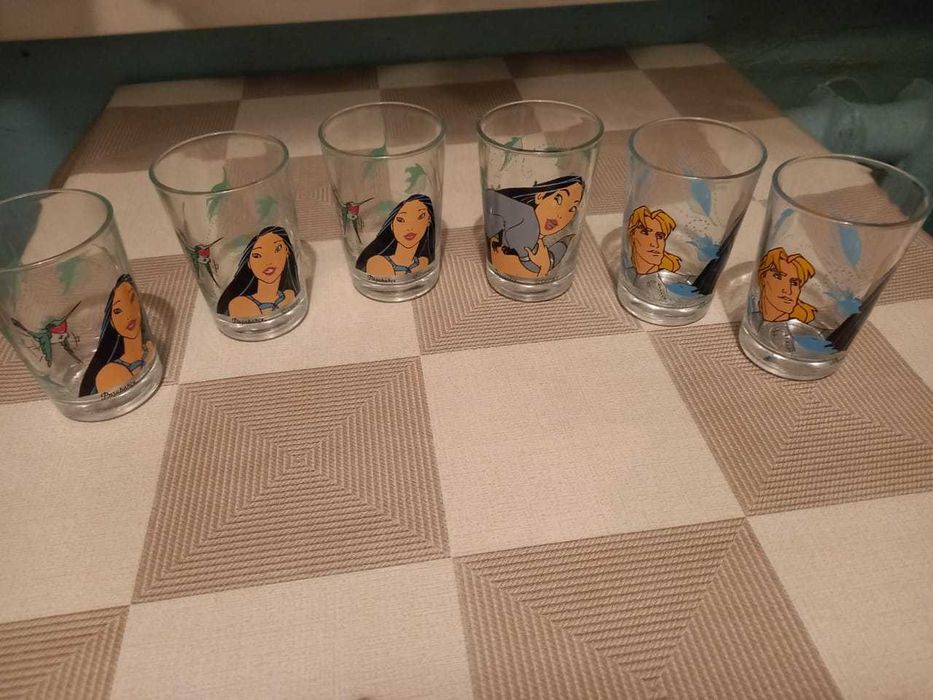 Для детей бокалы "Пахахонтас"