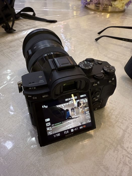 Sony a7 III с обьективом sigma 24-70 2.8