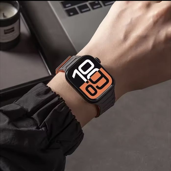 Силиконова Магнитна каишка за Apple Watch Band s10