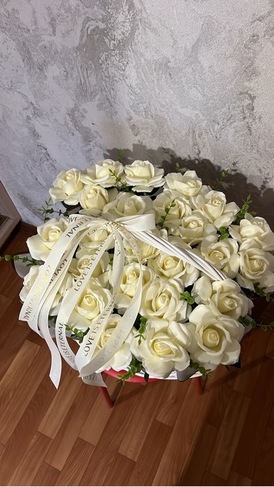 Цветы букеты мыльные розы