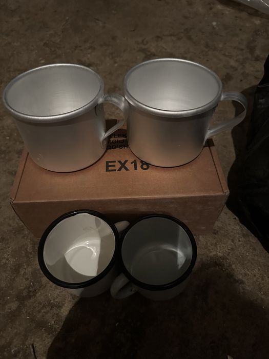 Советские кружки из алюминь  и эмалированные