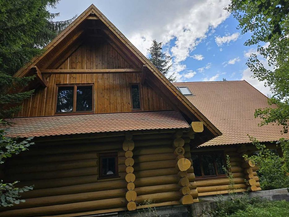 casa din busteni de vanzare