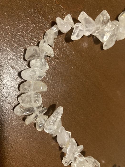 Colier din pietre semiprețioase, Handmade, Quartz