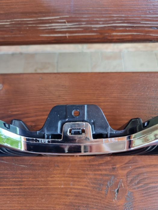 Grila cromata bara fata/ radiator Skoda Superb 2 Facelift 2013-2015