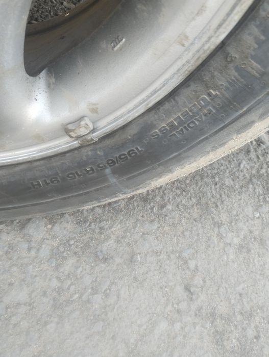 Титанка с покрышкой