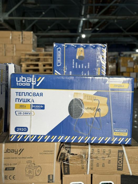 Тепловая пушка электрическая тепловентилятор 24кВт 380W на 240км2