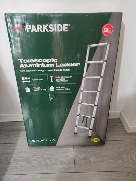 Scara telescopica din aluminiu Parkside