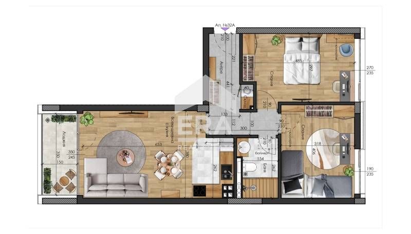 Без комисиона от КУПУВАЧА!  Ексклузивно! Тристаен апартамент за продаж