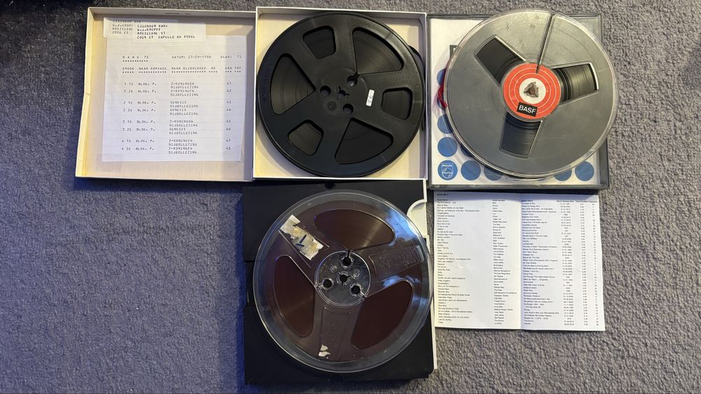 Set 3 Benzi magnetofon 18 - Olanda