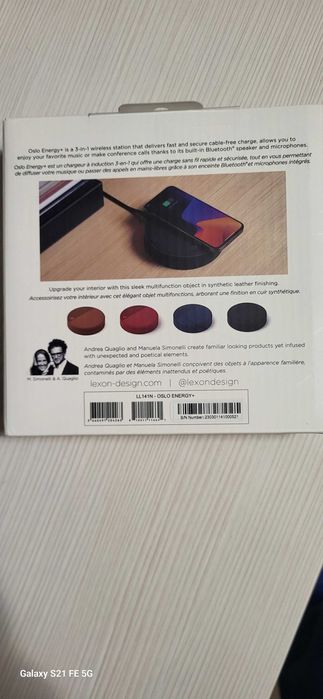 Baterie externa cu boxa - Oslo Energy+ Black