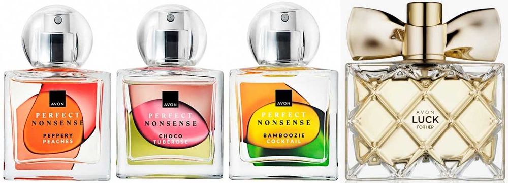 Дамски тоалетни води и парфюми от Avon, Oriflame