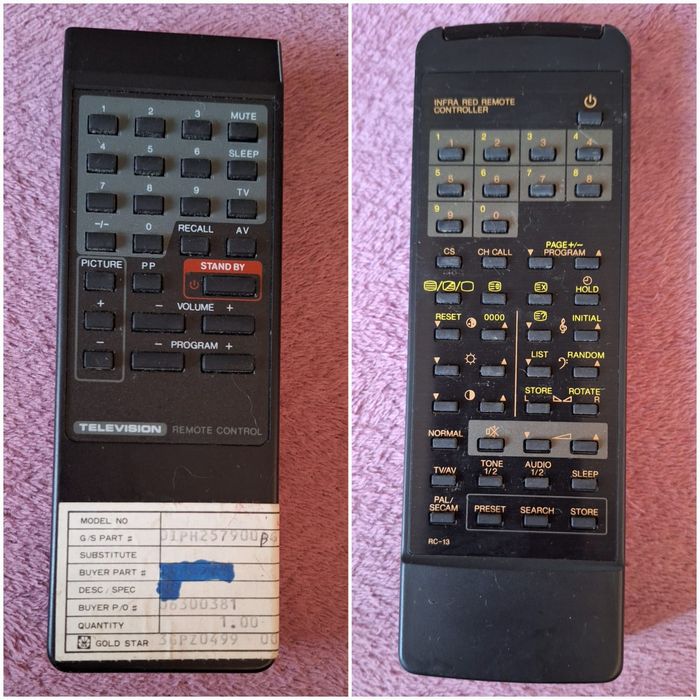 Telecomenzi tv diferite modele