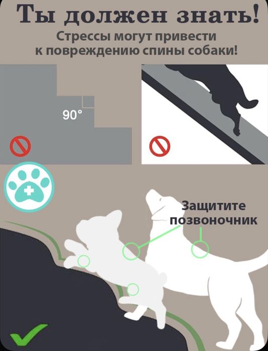 Лестница для собак,Прикроватная лестница для собак