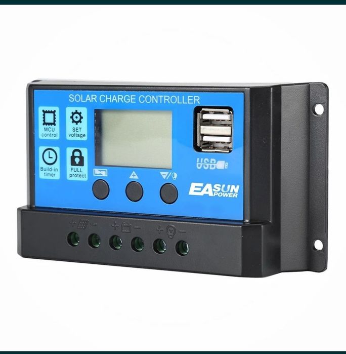 Regulator Controler Solar PWM 20A, 12V24V, 2 X USB Si LCD