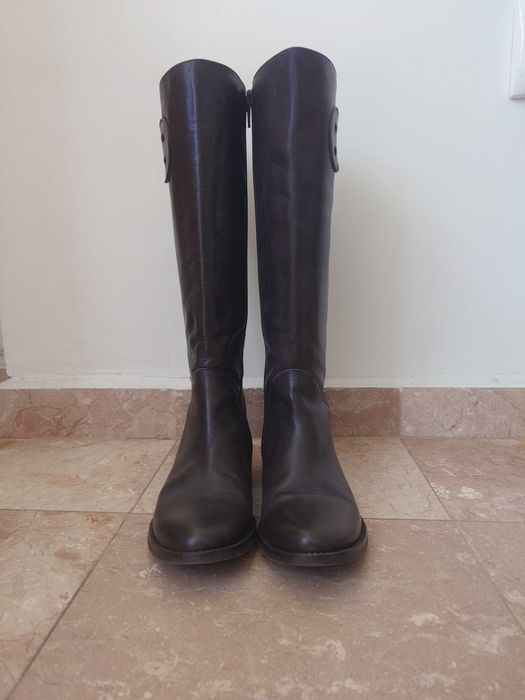 Дамски ботуши естествена кожа