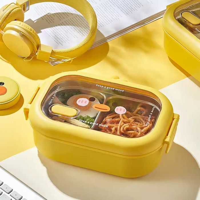 Caserolă Bento din Inox pentru Copii – Etanșă pentru Școală