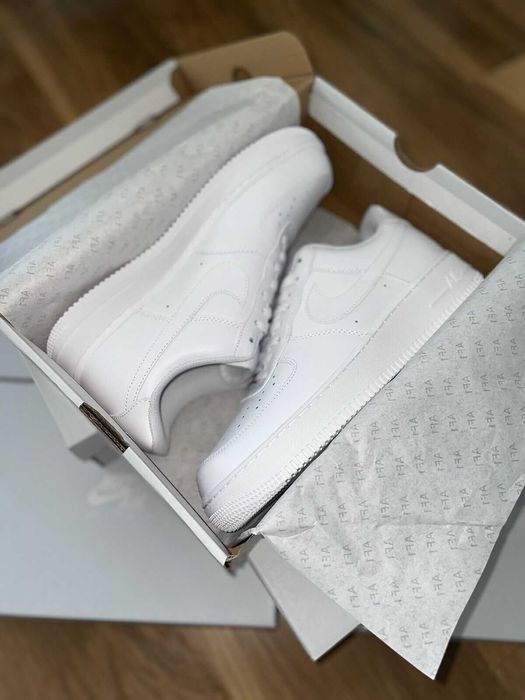 #EDITIE LIMITATĂ# Nike Air Force 1 Low Triple White- Verificare Colet
