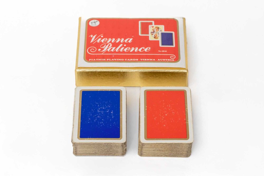 Лот от 4 комплекта карти Piatnik с дизайни в стил Rokoko