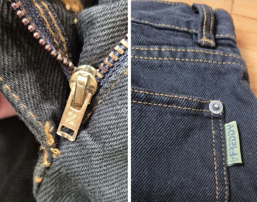 Blugi Premium evazați Freddy, Flare Jeans, Fit Y2K Boho Chic - 42