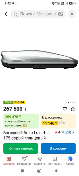 Автобокс люкс ирбис