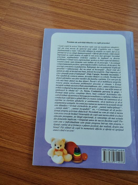 Carte pentru învățământul prescolar