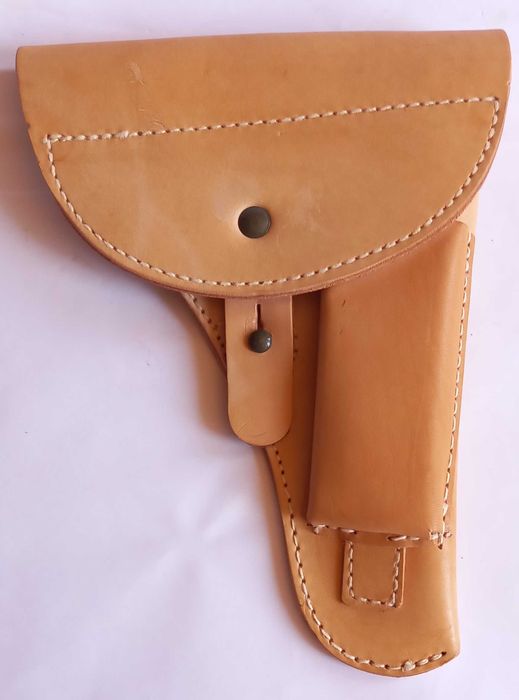 toc pistol CZ52/7,62, piele vită, armata cehă, anii 60 (200 - 180 lei)