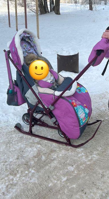 Продам санки-коляску