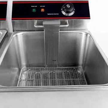 Професионален Електрически фритюрник 2Х8 литра,чисто нов!