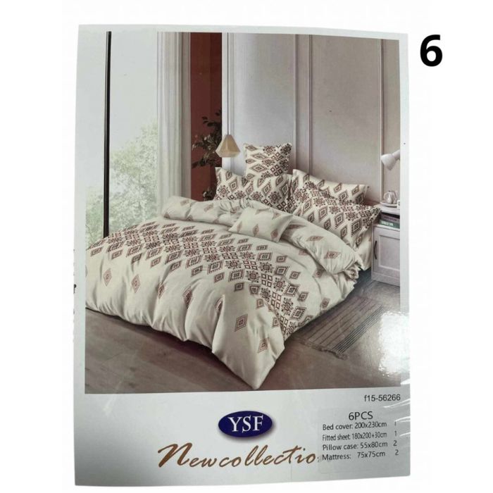 Луксозен спален комплект от 6 части