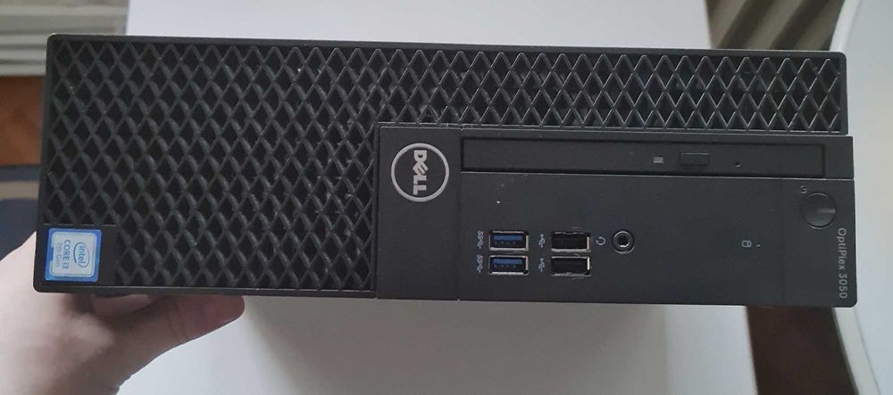 Dell OptiPlex SFF 3050, Intel i3-7100, 4GB, 120GB SSD, Unitate optica