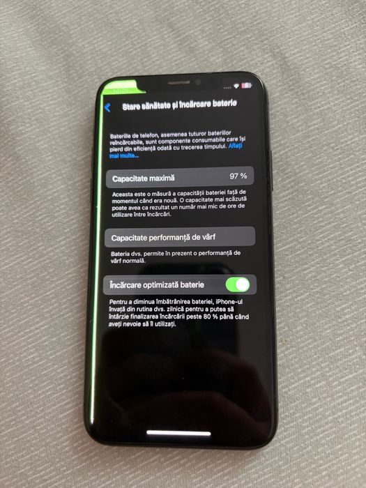 Iphone X spart/functional 97% baterie 150lei