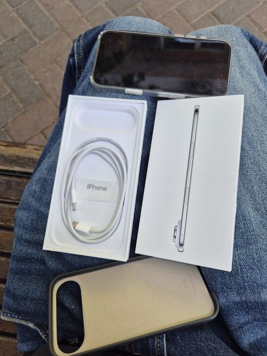 iphone 17 air impecabil 100% battery oem box