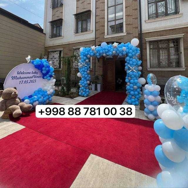 Oformleniya Roddom Tug'ilgan kun Marry me Suniy Gullar bilan bezatamiz