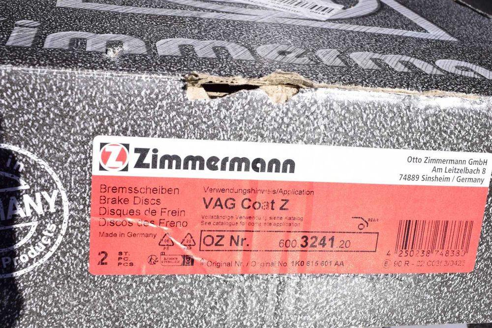 set discuri frana spate Zimmermann