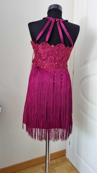 Rochie Max&CO cu franjuri masura 40IT,noua ,Made in Italy.