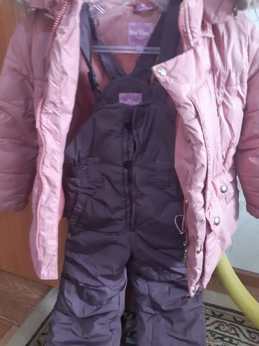Комбинезон зимний девочке 3-5 лет