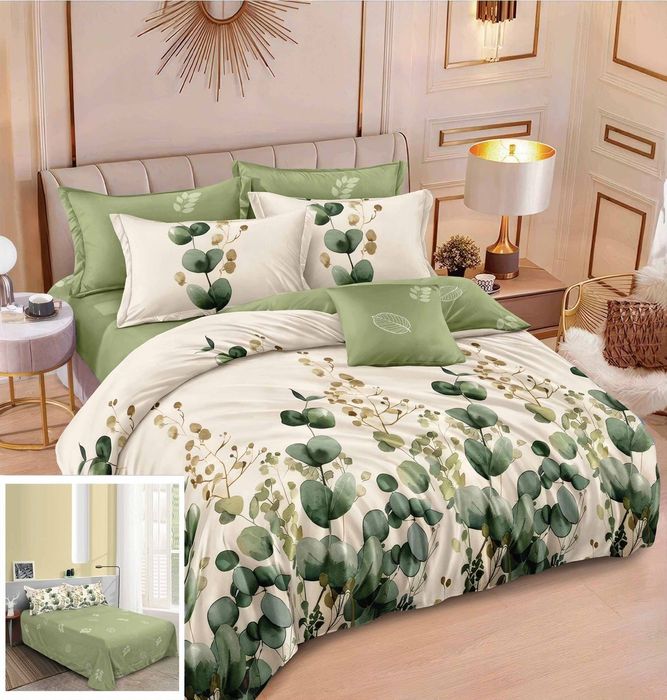 Lenjerie Pat Jack Sf151, Bumbac, 4 Piese, Fara Elastic, Alb, Verde