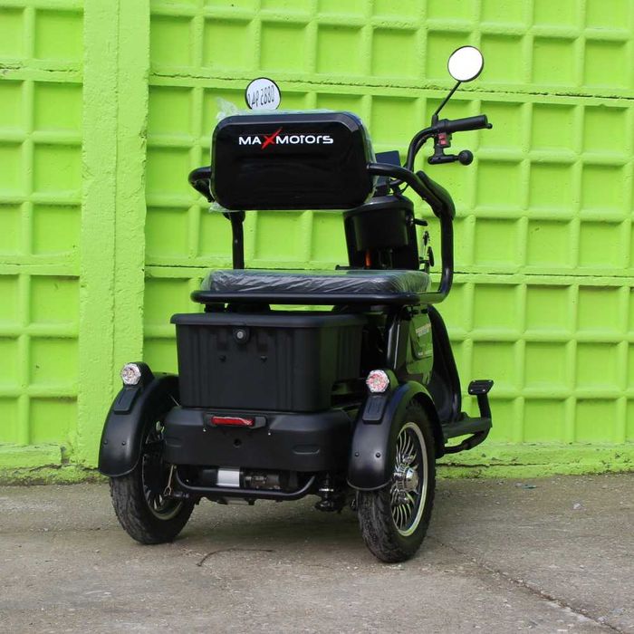 Електрическа триколка Max Motors X1 BLACK, 1500W, 20 Ah