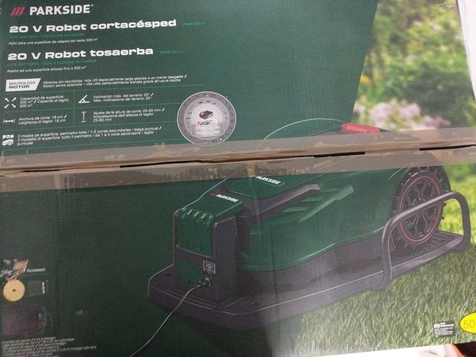 Robot Tuns Gazon  PARKSIDE PAMR 500 A1 20V/Fin X Amanet cod 112067