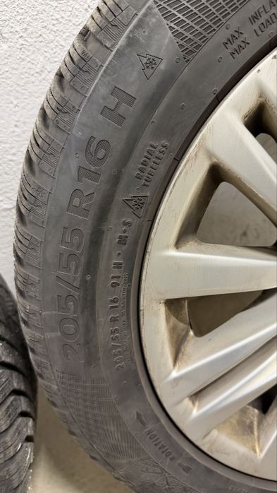 4бр. Джанти с гуми 7Jx16 с Continental WinterContact 205/55 R16