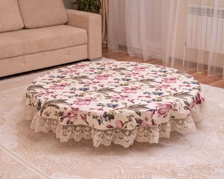 Скатерть на круглый стол