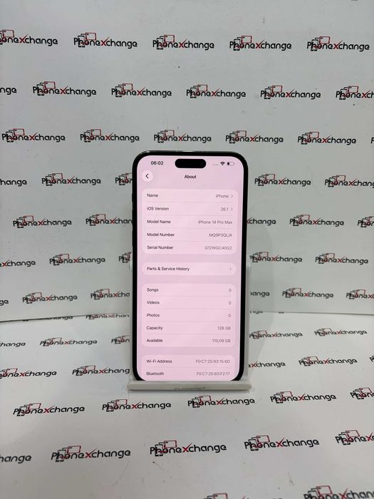 iPhone 14 Pro Max 128GB Black Neverlocked 100%  46065