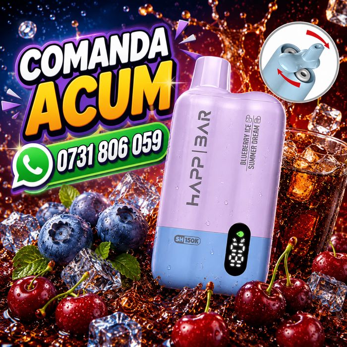Vape HappBar 150.000 puffs 2 arome