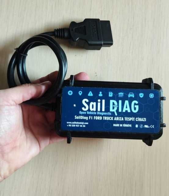 Tester Profesional Camioane Saildiag D1+F1 Truck Daf+Ford Cu Suport AI