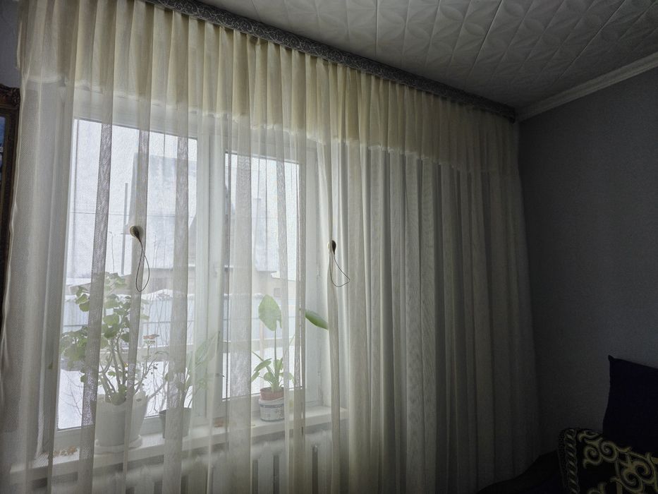 Тюль даймонд на два окна