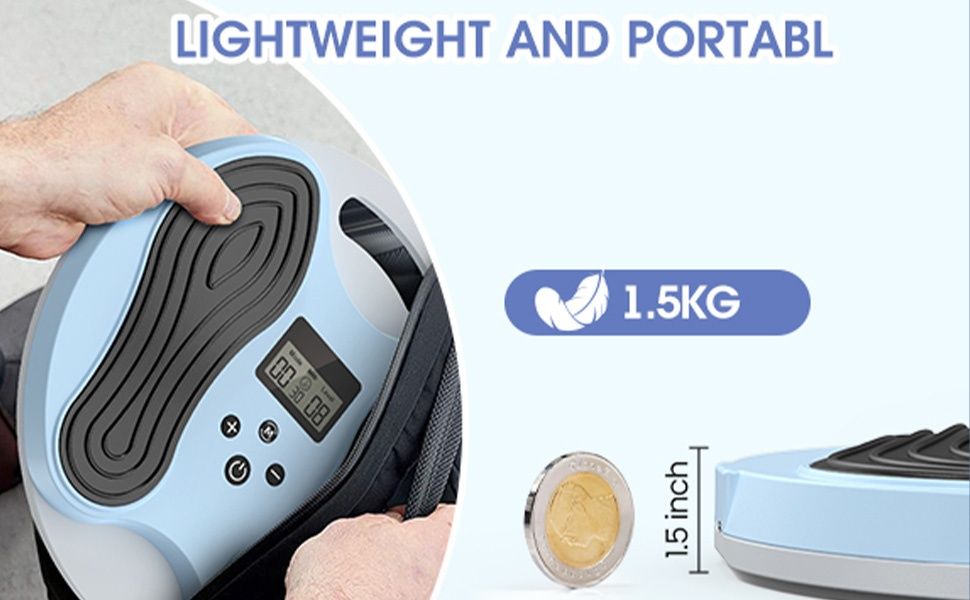 Безжичен масажор за крака, EMS за стимулиране на кръвообращението